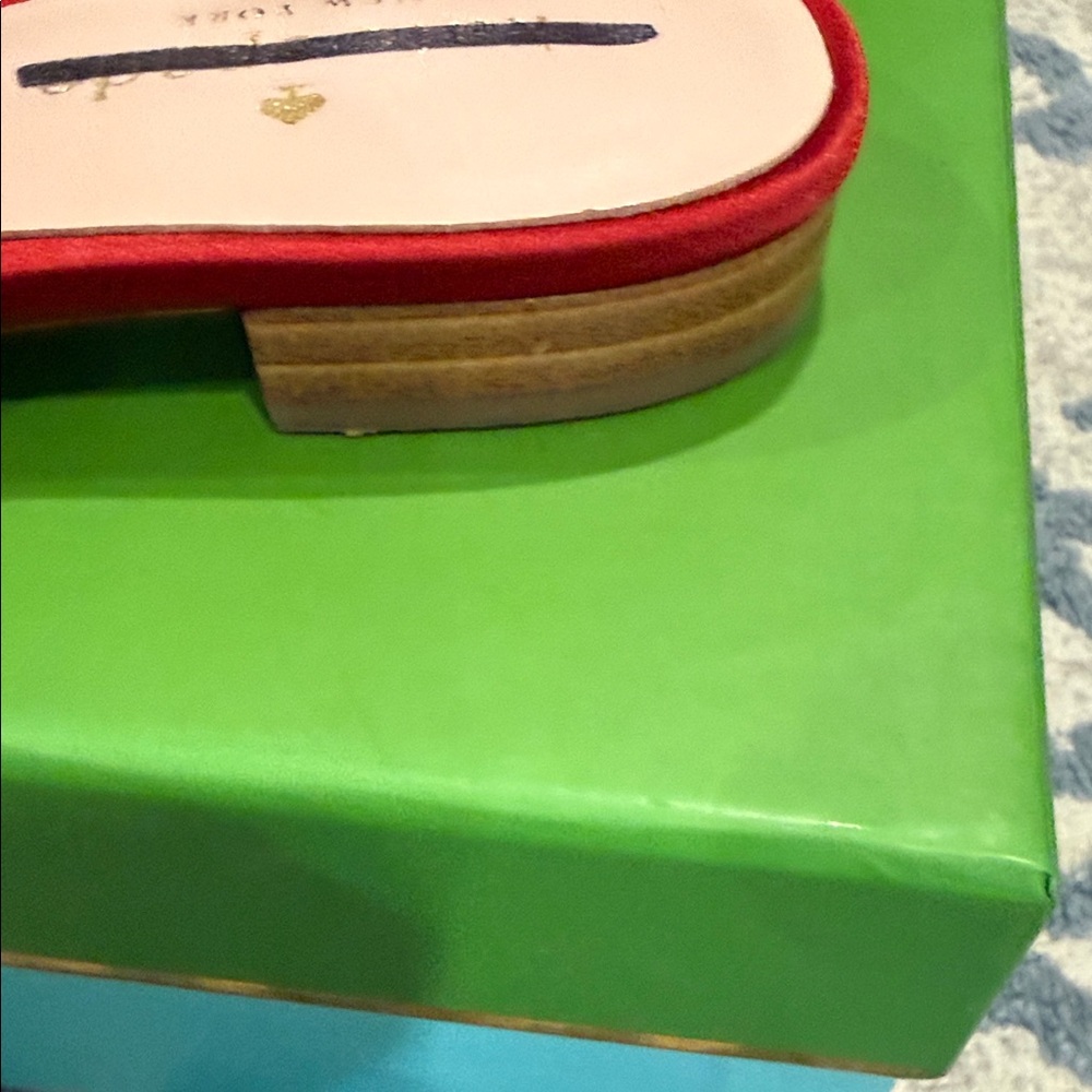 Kate Spade Red Bow Mules - Picture 6 of 8